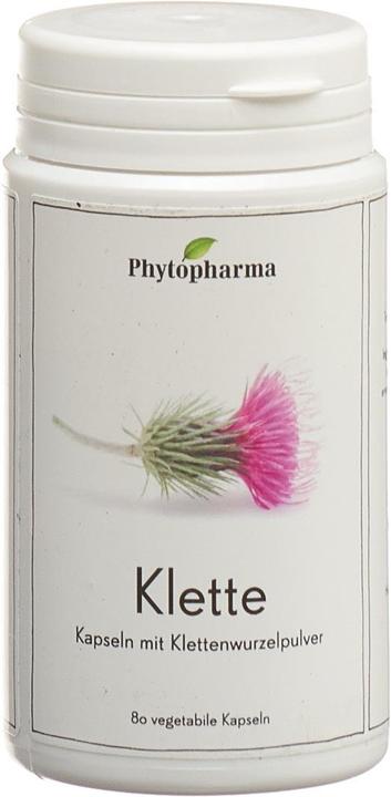 Actual product image Phytopharma Burdock capsule 350 mg (80 Piece, Capsules, 62.80 g)