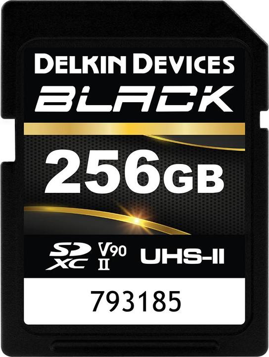 Produktbild Delkin BLACK UHS-II SDXC 256GB R:300MB/s W:250MB/s (256 GB, SDXC, U3, UHS-II)