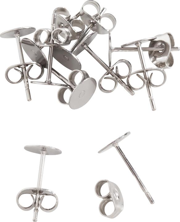 Immagine prodotto Pracht Borchie in acciaio inox, piastra da 6 mm, 10 pezzi (Acciaio inossidabile)