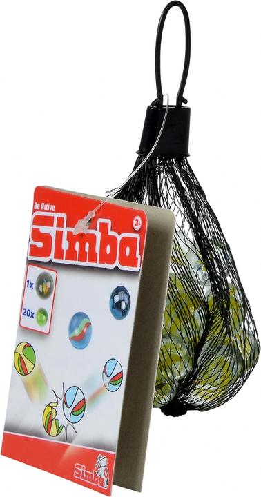 Immagine prodotto Simba Biglie di vetro in rete, 6 tipi di biglie.