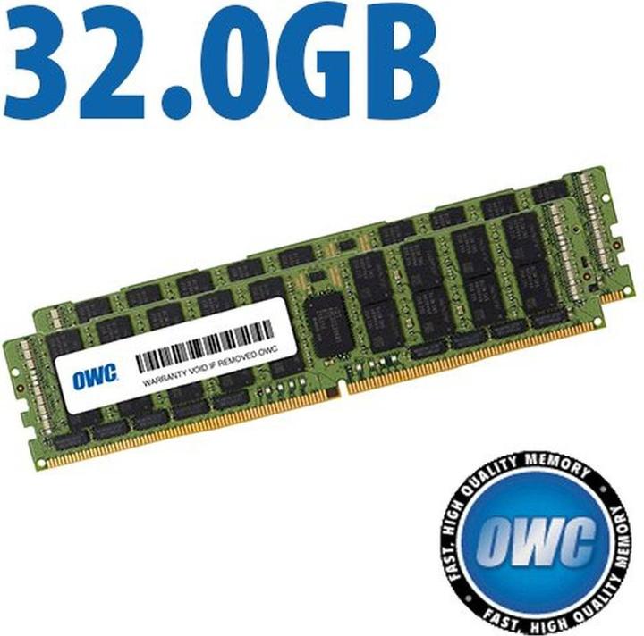 Produktbild OWC 32GB (2 x 16GB) PC23400 2933MHz DDR4 RDIMM for Mac Pro (2019) (2 x 16GB, 2933 MHz, DDR4-RAM, DIMM)