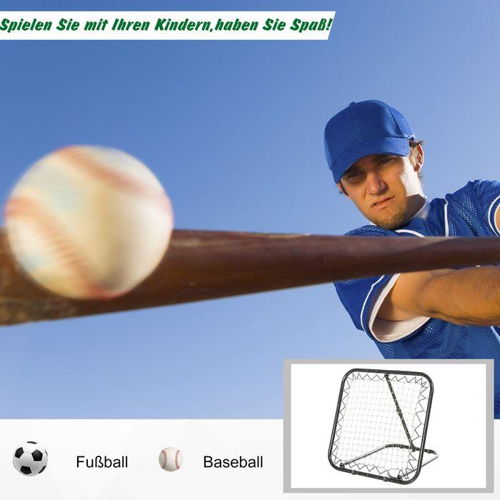 Actual product image Swisshandel24 Football rebounder foldable kickback goal rebound wall net for baseball basketball Adjustable in 5