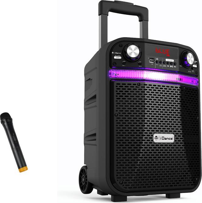 Actual product image Idance Groove408X Party Speaker - Draadloos - Bluetooth Speaker - Karaoke Set - App Bediening - 200 Watt - (Active)