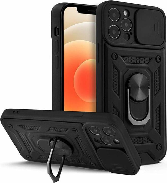 Produktbild OEM Defender Slide Hülle für iPhone 16 6,1" schwarz (Apple iPhone 16)