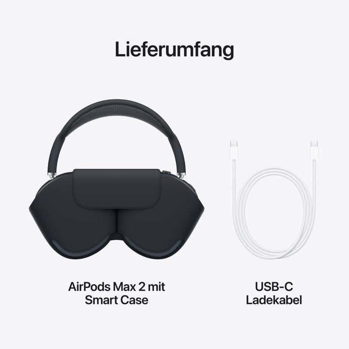Produktbild Apple AirPods Max 2 (Aktive Geräuschunterdrückung, 20 h, Kabellos)