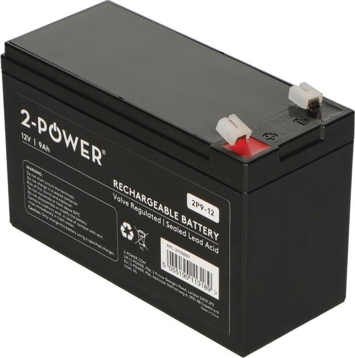 Produktbild 2-Power 12V 9Ah VRLA Battery