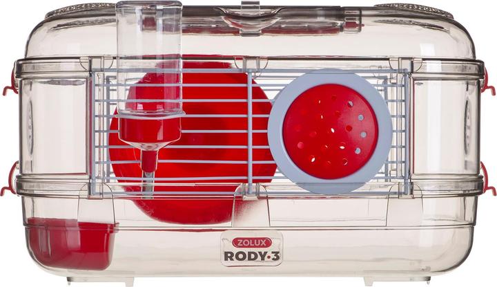 Actual product image Zolux cage RODY3 MINI red (206011)