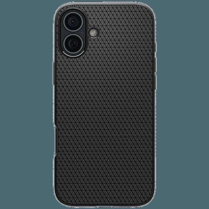 Actual product image Spigen Liquid Air iPhone 16 Plus czarny/matte black ACS08066 (Apple iPhone 16 Plus)