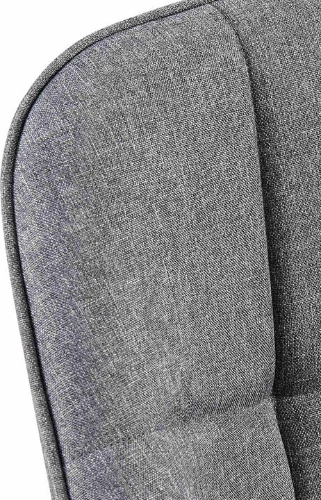 Image du produit Swisshandel24 Chaise de salle à manger Roseville Tissu, gris foncé