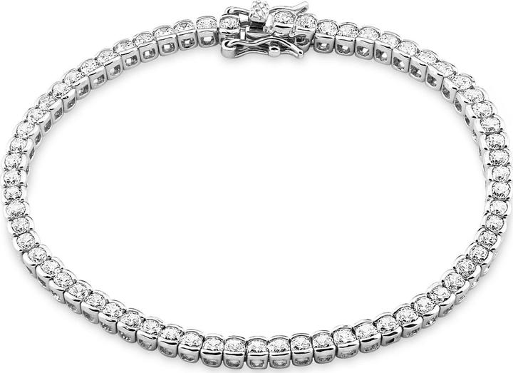 Immagine prodotto Amor Catena del braccio (18.50 cm, Argento, Zirconia)