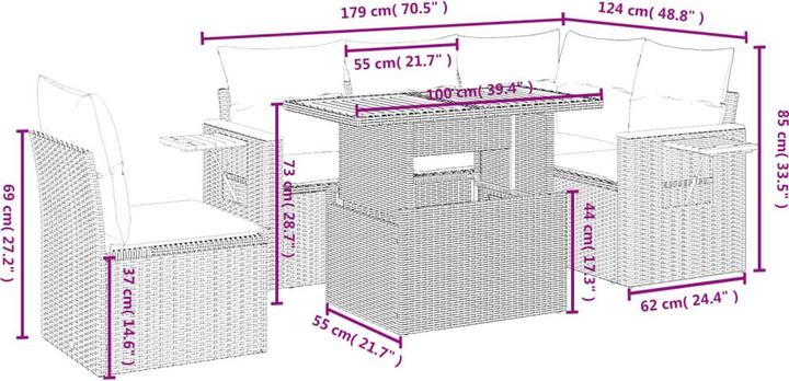 Immagine prodotto vidaXL Garten Sofagarnitur