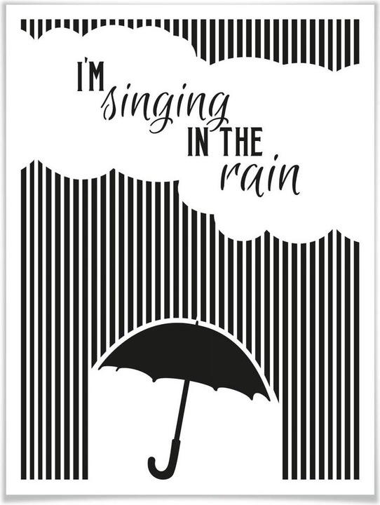 Produktbild Trenddeko I'm singing in the rain (30 x 40 cm)