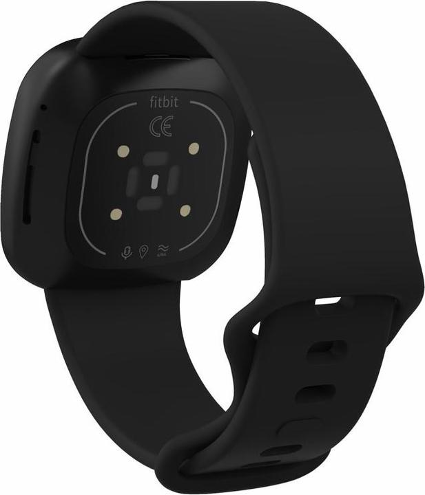 Image du produit Deltalabs Fitbit Versa 4 / Versa 3 / Sense 2 / Sense Silikon Sport Armband - Schwarz (Silicone, Fitbit Versa 3, Fitbit Versa 4, Fitbit Sense 2)