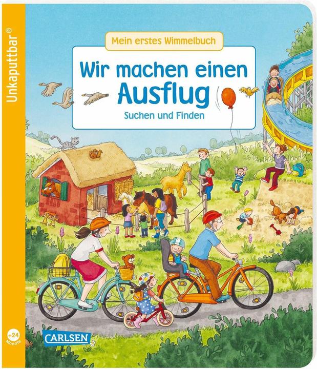 Unbreakable: My first Wimmel book: We're going on a trip (German)