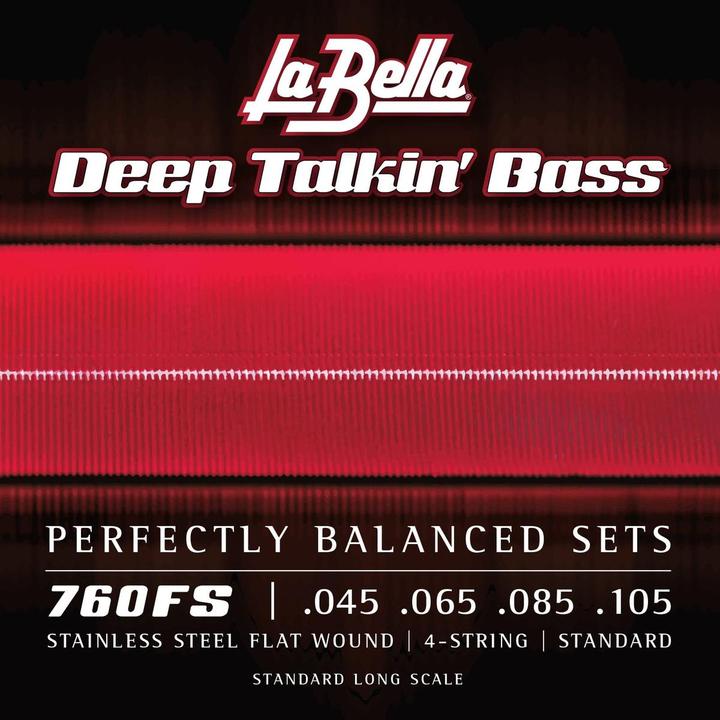 La Bella 760FS Flatwound 045/105 (4x, Electric guitar, 0.11")