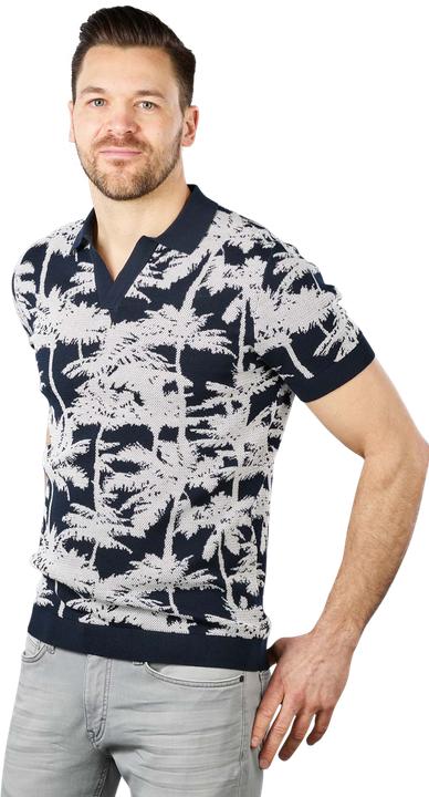 Actual product image Drykorn Short Sleeve Braian Polo Regular Fit Blue Floral (XL)
