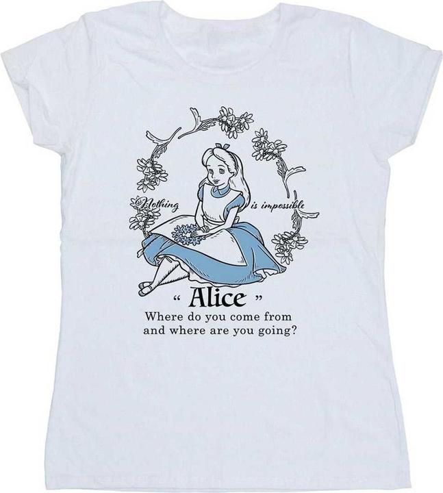 Produktbild Alice In Wonderland Nothing Is Impossible TShirt (S)