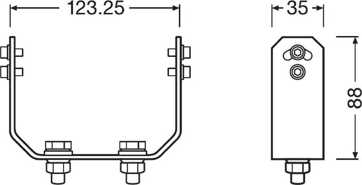 Produktbild Osram LEDriving Heavy Duty Mounting Kit PX