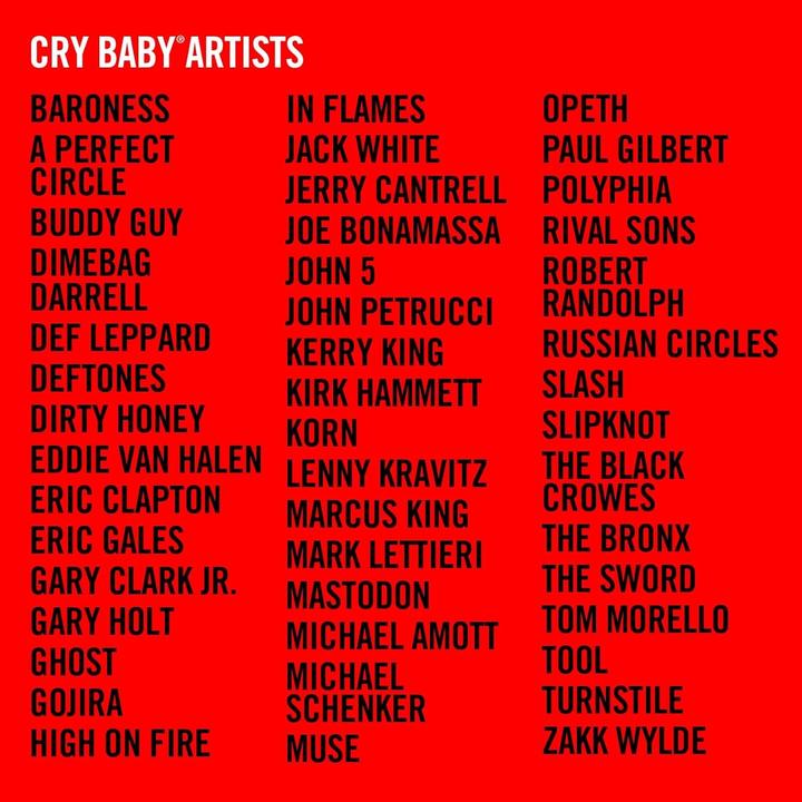 Actual product image Dunlop GCB95 Cry Baby Standard Wah (Guitar)