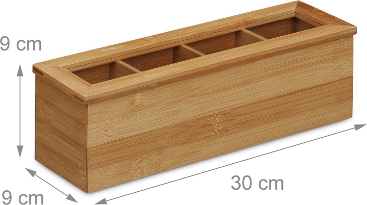 Actual product image Relaxdays Tea Box