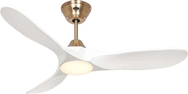 Messing gebürstet mit matt weiss