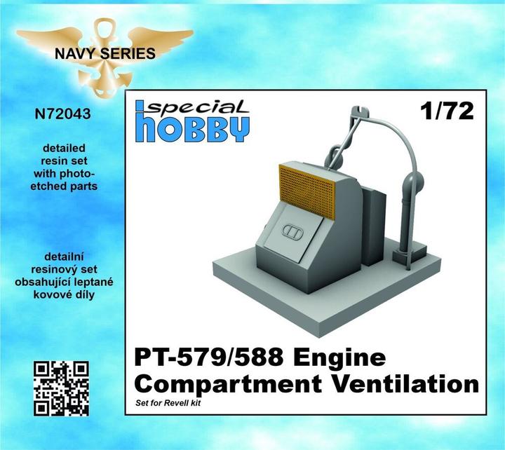 Image du produit Special Hobby PT-579/588 Ventilation du compartiment moteur 1/72