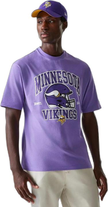 New Era Oversize T-Shirt Minnesota Vikings Helmet (XL)
