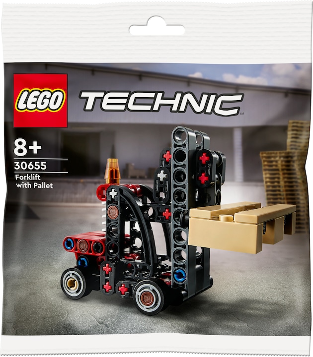 Produktbild LEGO Gabelstapler mit Palette (30655, LEGO Technic)