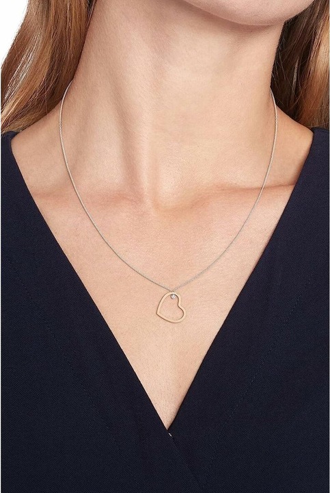 Produktbild Tommy Hilfiger SluÅ¡ivÃ½ bicolor nÃ¡hrdelnÃ­k se srdÃ­Äkem Minimal Hearts 2780759 (Edelstahl)