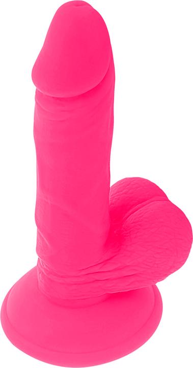 Actual product image Diversia Flexible Vibrating Dildo 17 cm - Pink