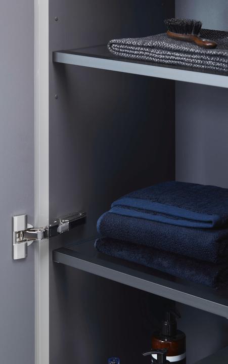 Actual product image Duravit White Tulip half height cabinet, width 400 x depth 240mm, 1 door stop left with handle, WT13 (40 x 24 x 88 cm)