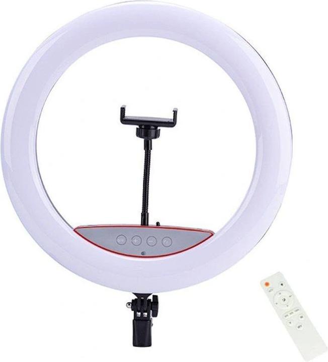 Produktbild iLike Elight SR14 36cm LED Light Ring with Smartphone holder + 220V Adapter + BT remote