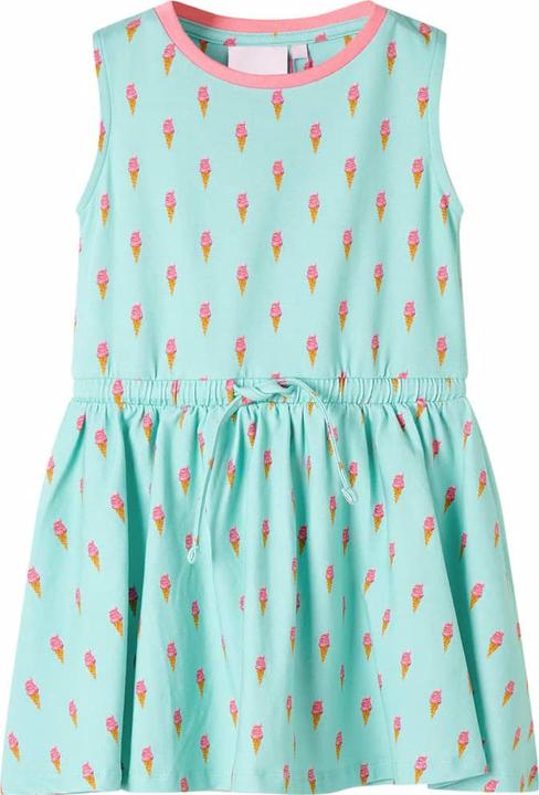 Image du produit vidaXL Robe enfant avec cordon de serrage Vert menthe clair 140,Matériel (140)