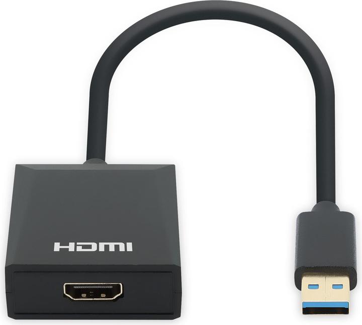 Actual product image Manhattan 1080p USB-A to HDMI Adapter (HDMI, 23.40 cm)