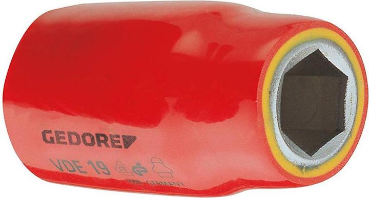 Actual product image Gedore VDE 19 30 VDE Socket 1/2" hexagonal 30 mm (30 mm)