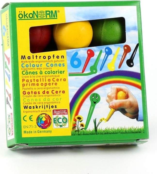 Image du produit ÖkoNorm Maldrops (Vert, Rouge, Bleu, Jaune, Noir, 6 x)