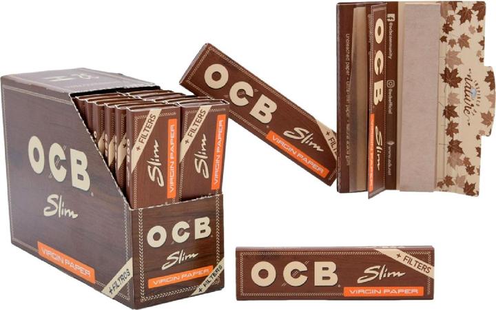 Immagine prodotto OCB Slim Virgin Unbleached + 32 filtri