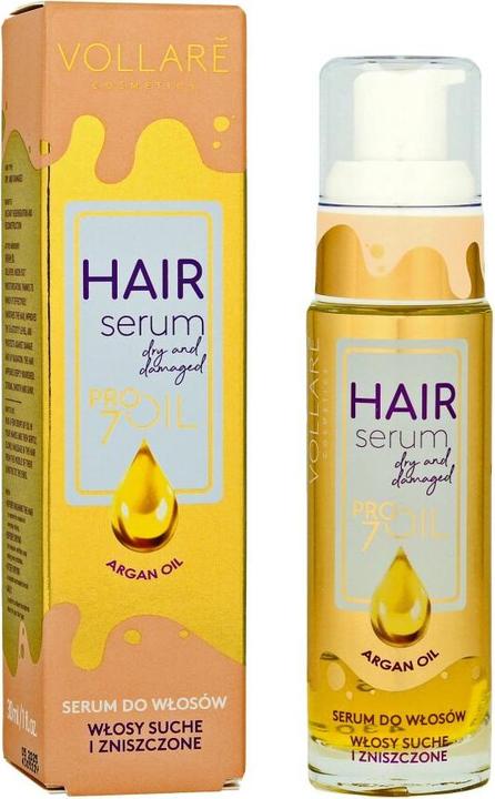 Image du produit Vollaré Vollare Proils Sérum réparateur intensif pour cheveux secs et abîmés (30 ml)