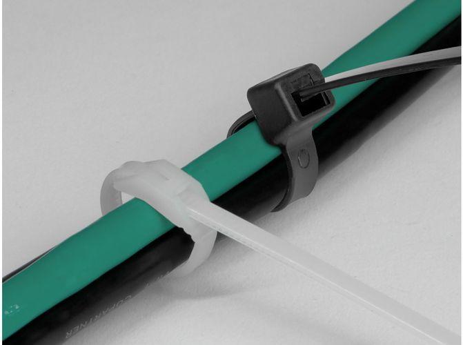 Produktbild Delock Kabelbinder mit flachem Kopf L 280 x B 3,6 mm 100 Stück (Kunststoffkabelbinder, 280 mm, 100 Stk.)