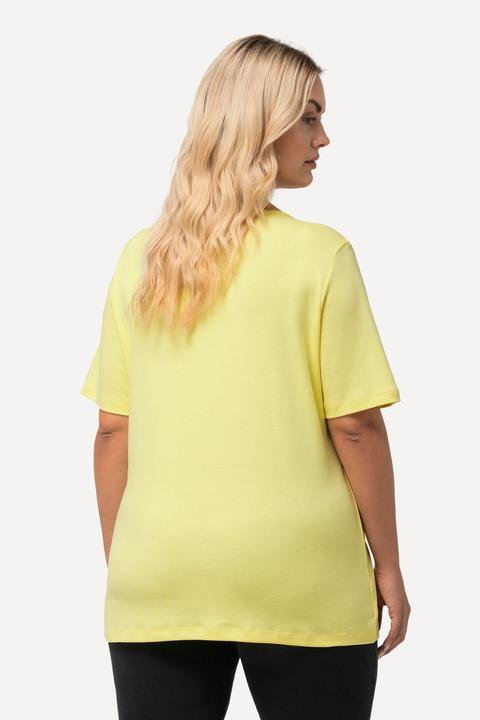 Produktbild Ulla Popken Shirt, doppellagige Vorderseite, Slim, Rundhals, Halbarm (56)