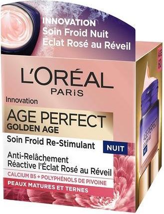 Produktbild L'Oréal Paris L'Oreal Paris Age Perfect Golden Age Night Cream 50ml - Anti-Sagging and Radiance for Mature Skin (50 ml, Nachtcreme)