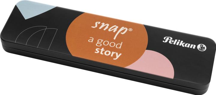 Actual product image Pelikan Ballpoint pen Snap Metalic K10 in case (Metallic, Silver, 1x)