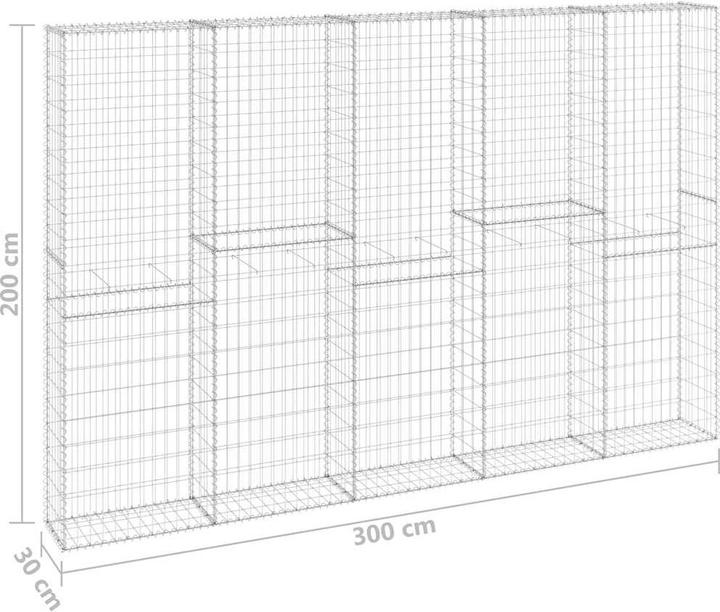 Produktbild vidaXL Gabionenwand