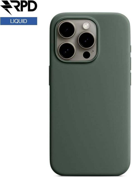 Produktbild RPD iPhone 15 Plus - Silicone Case Cypress green, Liquid (Magsafe-Version) (Apple iPhone 15 Plus)