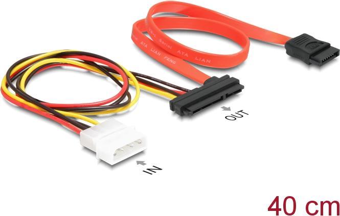 Produktbild Delock SATA All-in-One cable (50 cm, SATA)