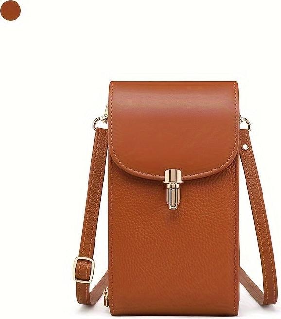 Produktbild Only-Bags.Store Handytasche aus echtem Leder, Umhängetasche, Umhängetasche, 8 Kartenfächer