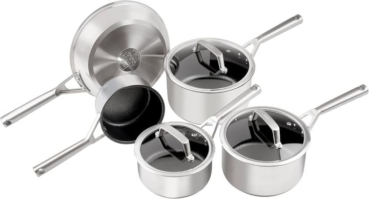 Produktbild Ninja NIA Topf-u.Pfannenset 5t.Z.ES (14 cm, Bratpfanne, Stielkasserolle, Edelstahl)