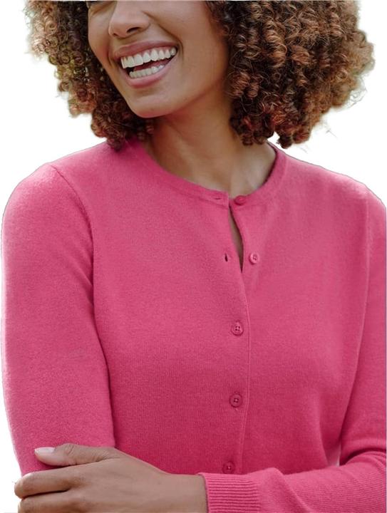 Produktbild Woolovers Strickjacke Rundhalsausschnitt Kaschmir Klassisch (XL)