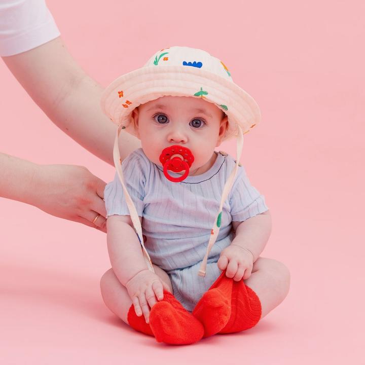 Produktbild Bibs Boheme 2 PACK Latex Round 0-6m Vanilla Candy Apple (2x, 0 - 6 Monate)