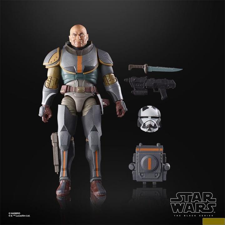 Actual product image Hasbro Star Wars: The Bad Batch Black Series figurine Wrecker (Mercenary Gear) 15 cm